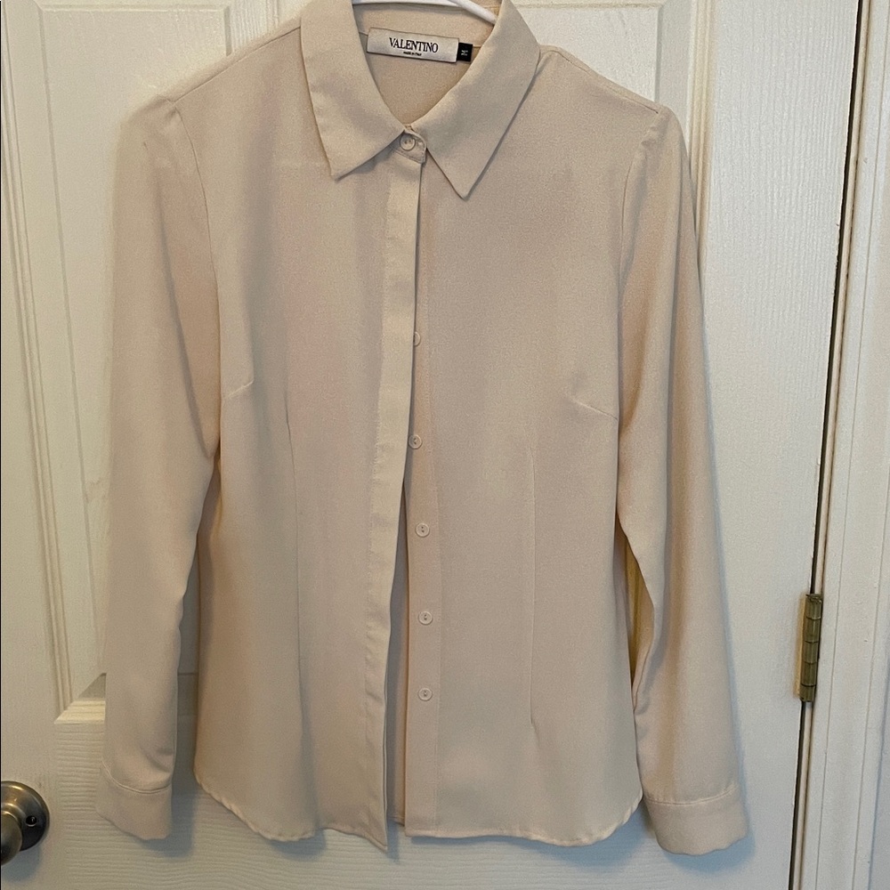 Valentino Classic Cream Blouse